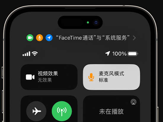 费县苹果授权维修网点分享iPhone在通话时让你的声音更清晰 