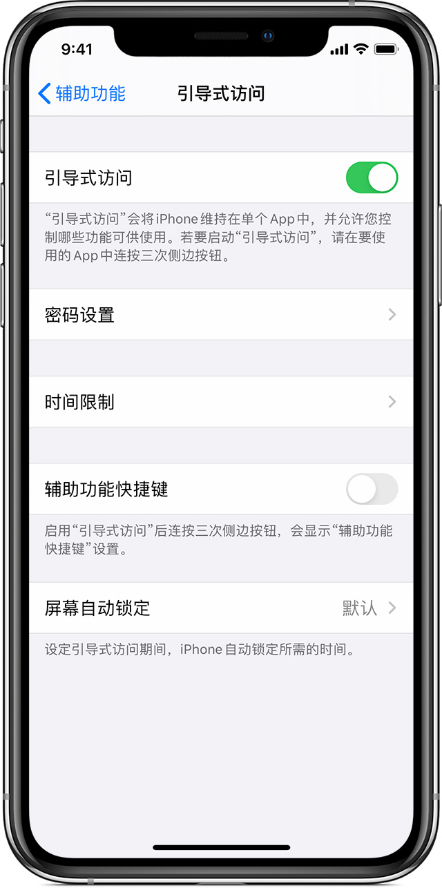 费县苹果手机维修分享如何在 iPhone 上退出引导式访问 