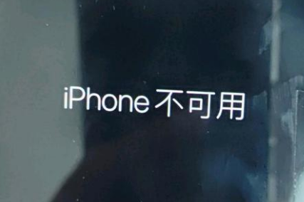 费县苹果服务网点分享锁屏界面显示“iPhone 不可用”如何解决 