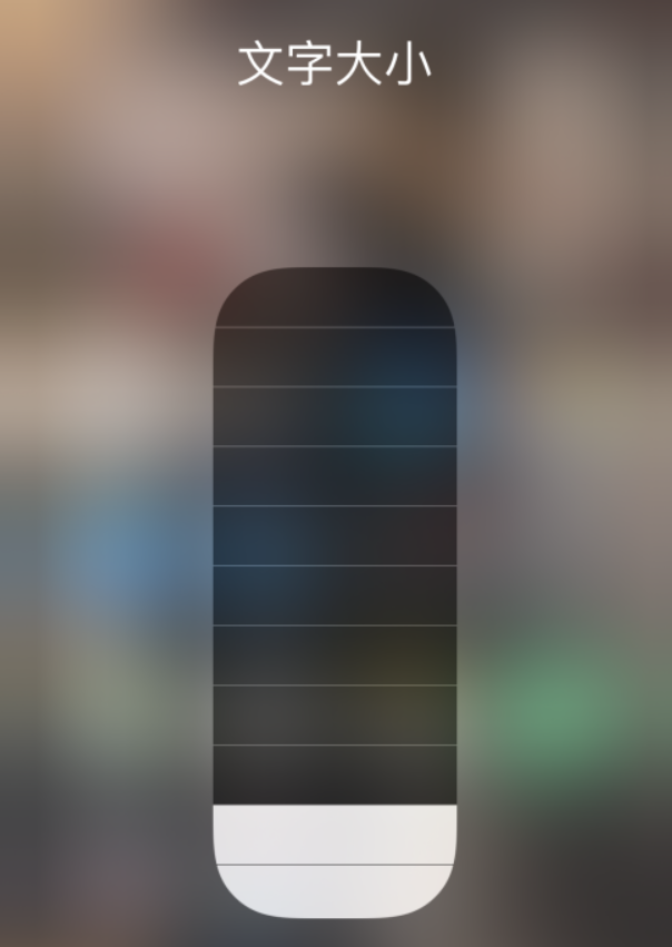 费县苹果手机维修分享小技巧：在 iPhone 控制中心快速调节字体大小 